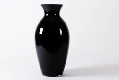 Adina, Vase, Black, Mouth-Blown, 70Cm
