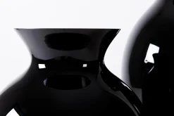 Adina, Vase, Black, Mouth-Blown, 70Cm