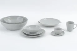 Alanah, Bowl, Ceramic, Grey