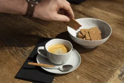 Alanah, Cup And Saucer, Ceramic, Grey, 150Ml