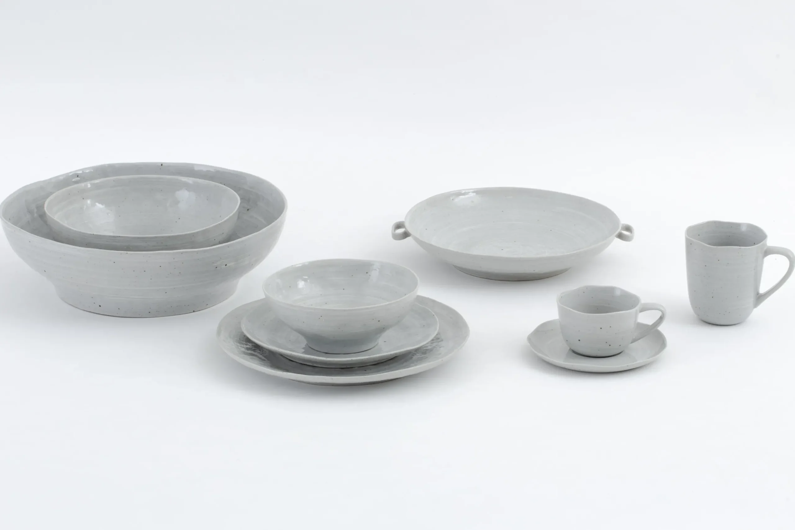 Alanah, Serving Bowl, Ceramic, Grey, 23Cm