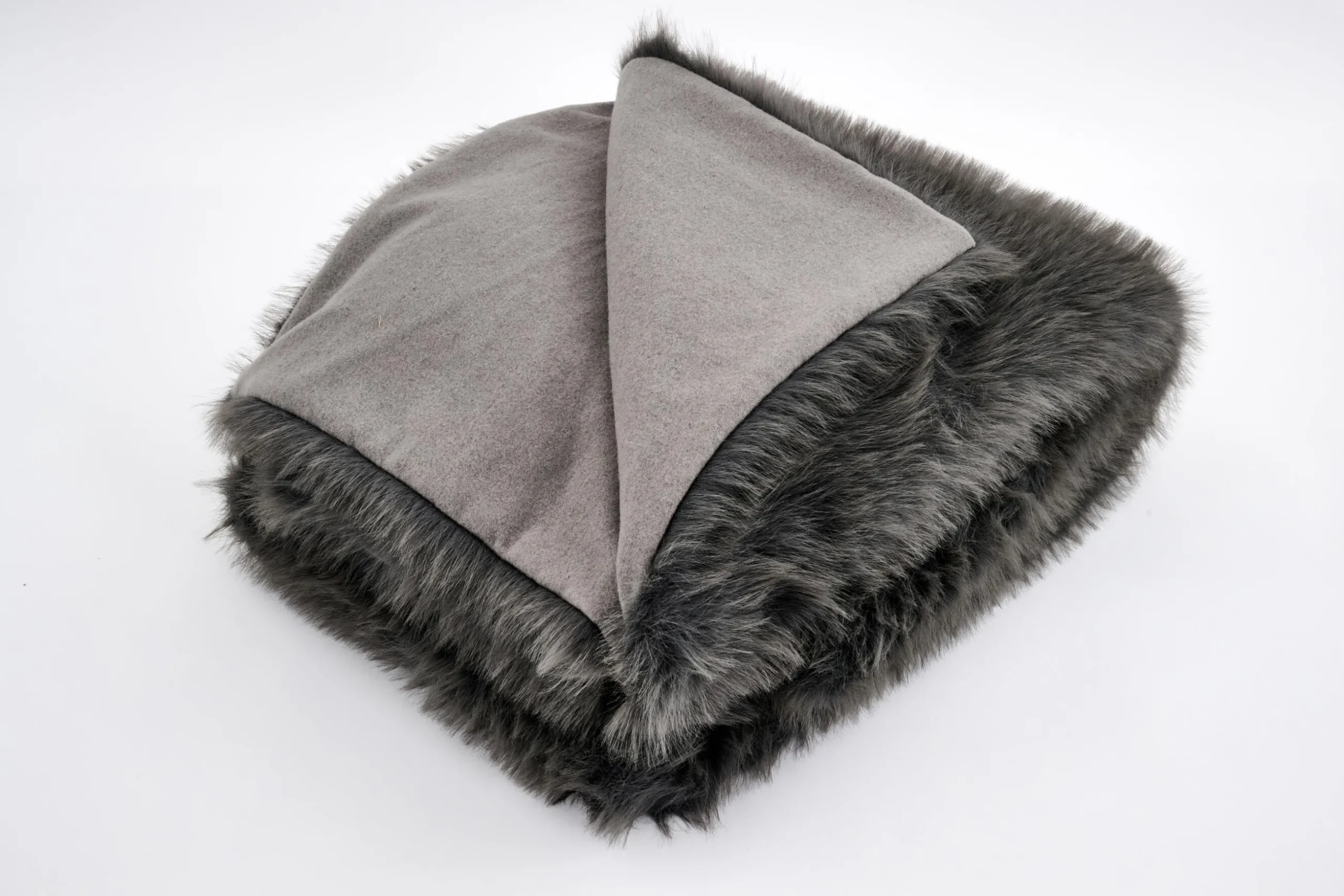 Allessina, Plaid, Faux Fur