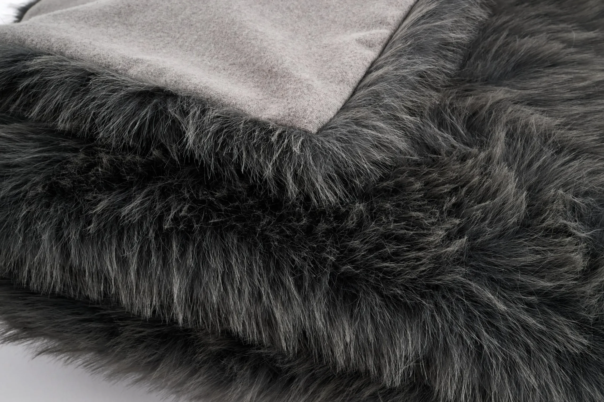 Allessina, Plaid, Faux Fur