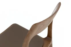 Amina, Chair, Leather Seat