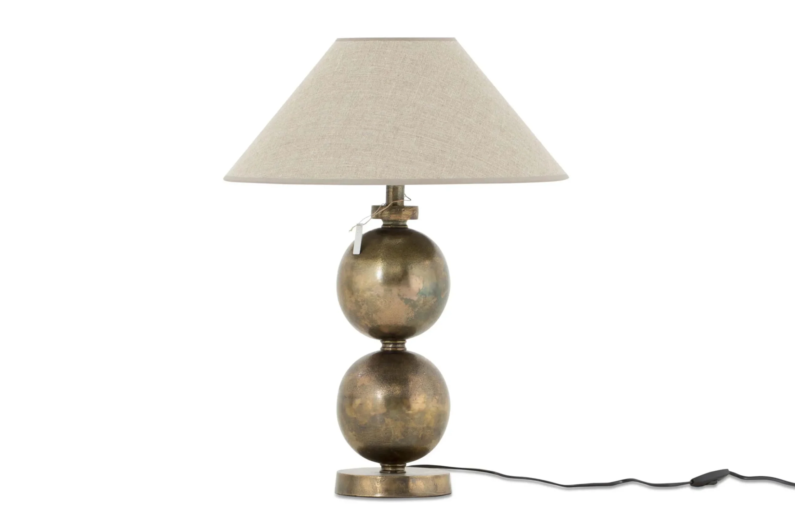 Annelie, Table Lamp, Antique Brass Finish