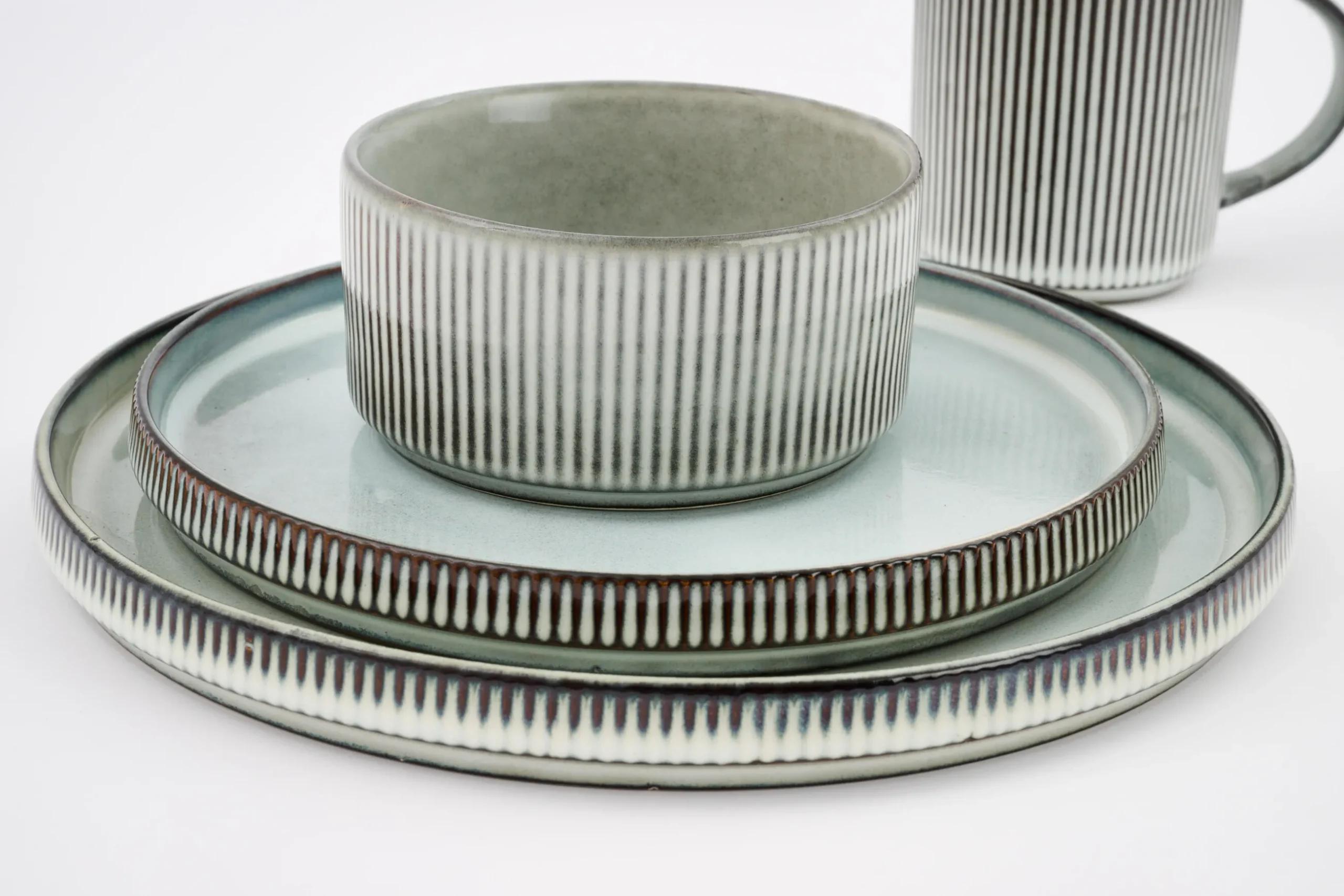 Architecto, Bowl, Ceramic, Grey