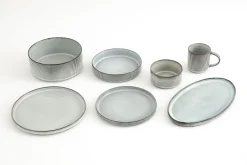 Architecto, Bowl, Ceramic, Grey