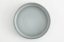 Architecto, Pasta Plate, Ceramic, Grey