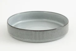 Architecto, Pasta Plate, Ceramic, Grey