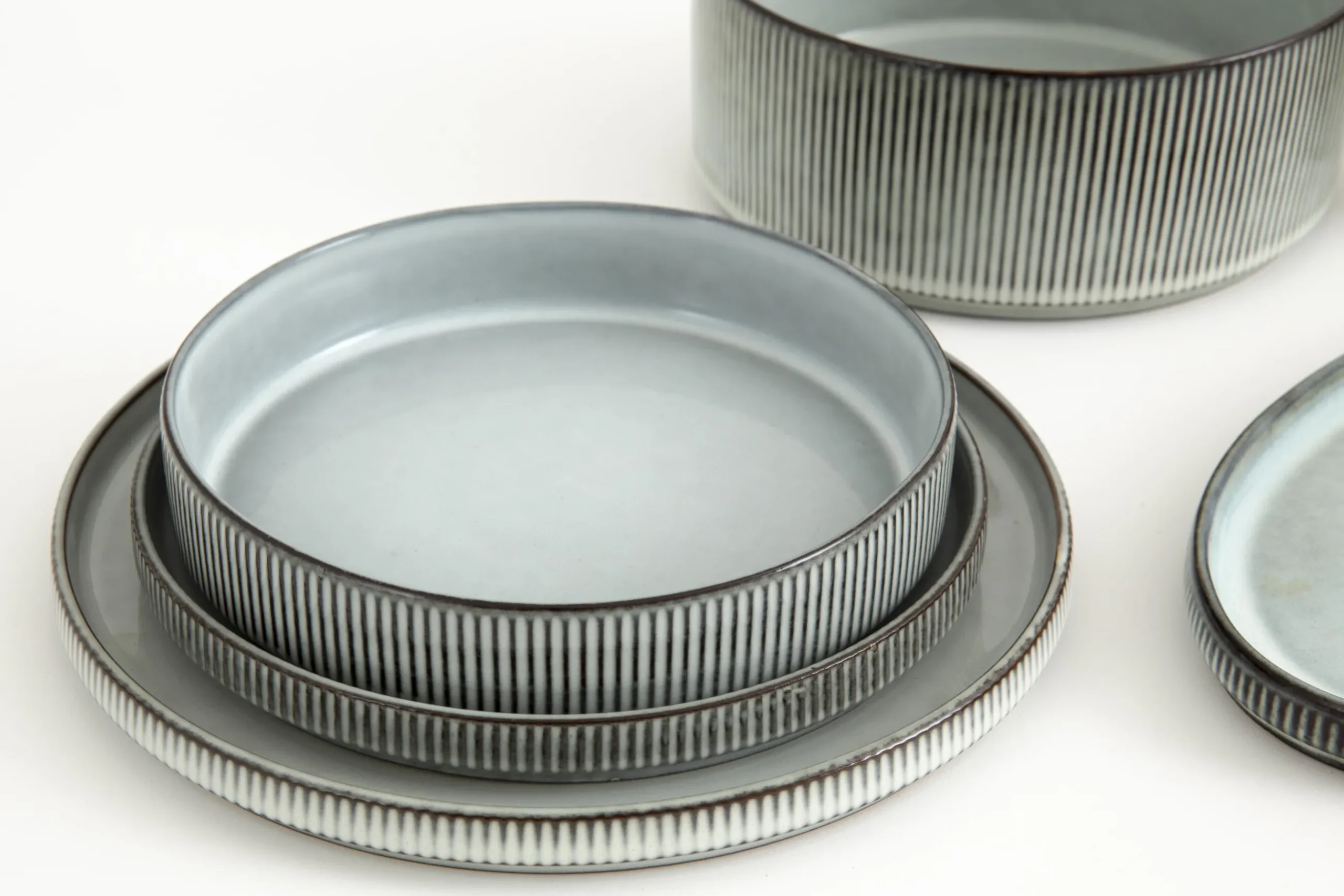 Architecto, Plate, Ceramic, Grey, 20,5Cm