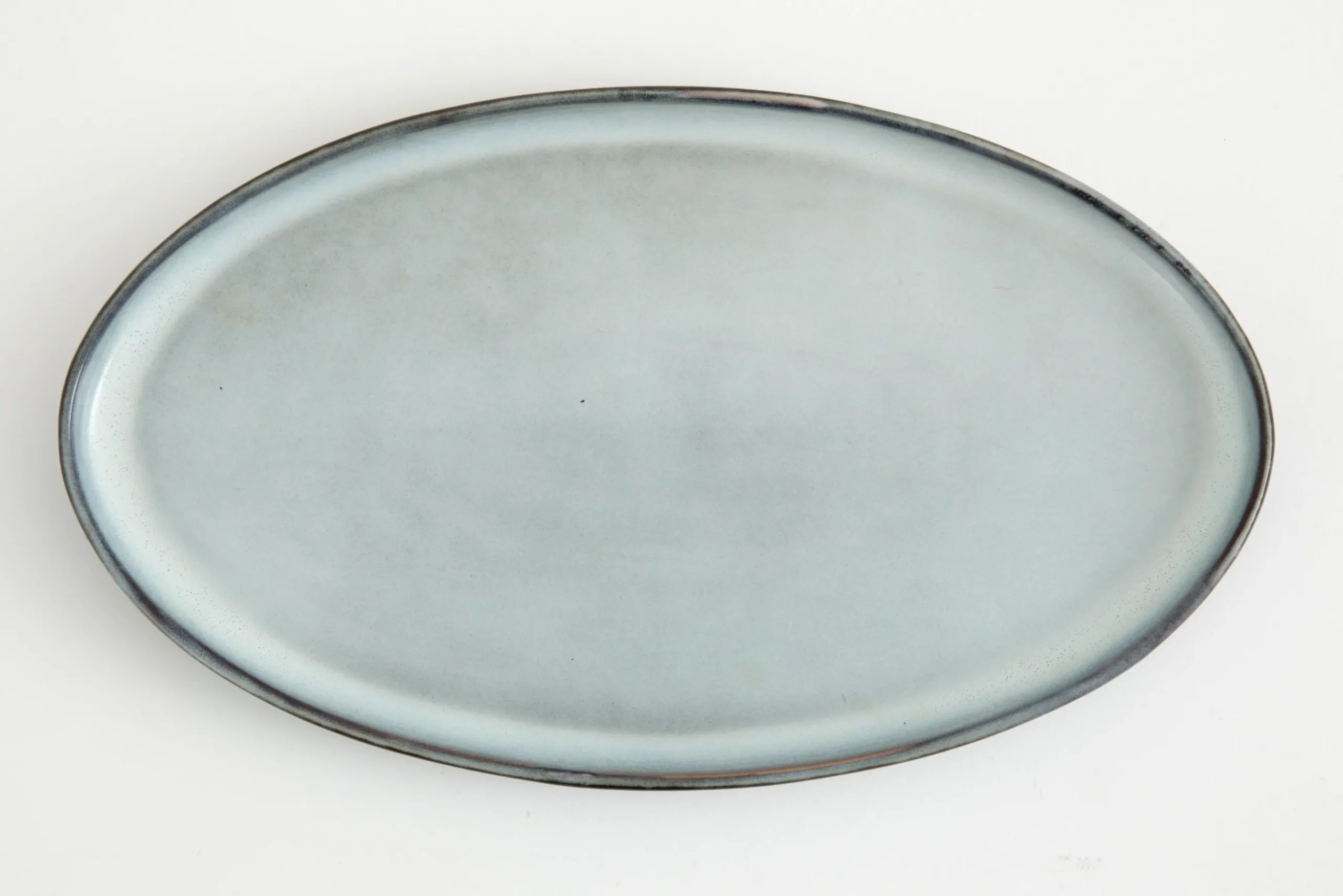 Architecto, Serving Plate, Ceramic, Grey