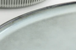 Architecto, Serving Plate, Ceramic, Grey