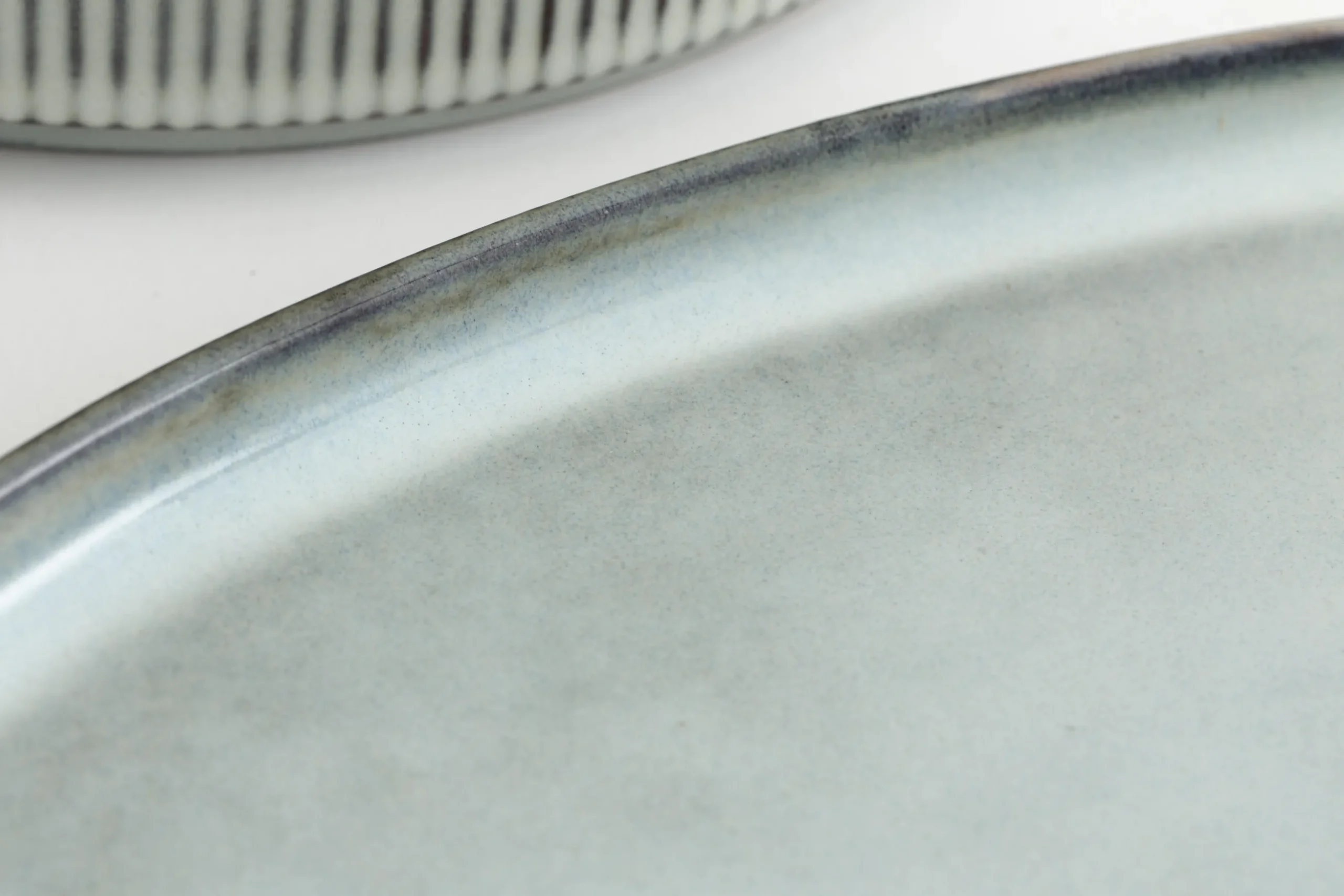 Architecto, Serving Plate, Ceramic, Grey