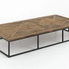 Archy, Coffee Table, Rectangular, Wood And Metal