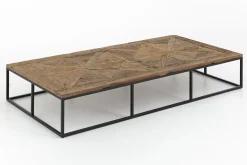 Archy, Coffee Table, Rectangular, Wood And Metal