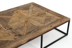 Archy, Coffee Table, Rectangular, Wood And Metal