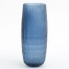 Arez, Vase, Glass, Blue, L