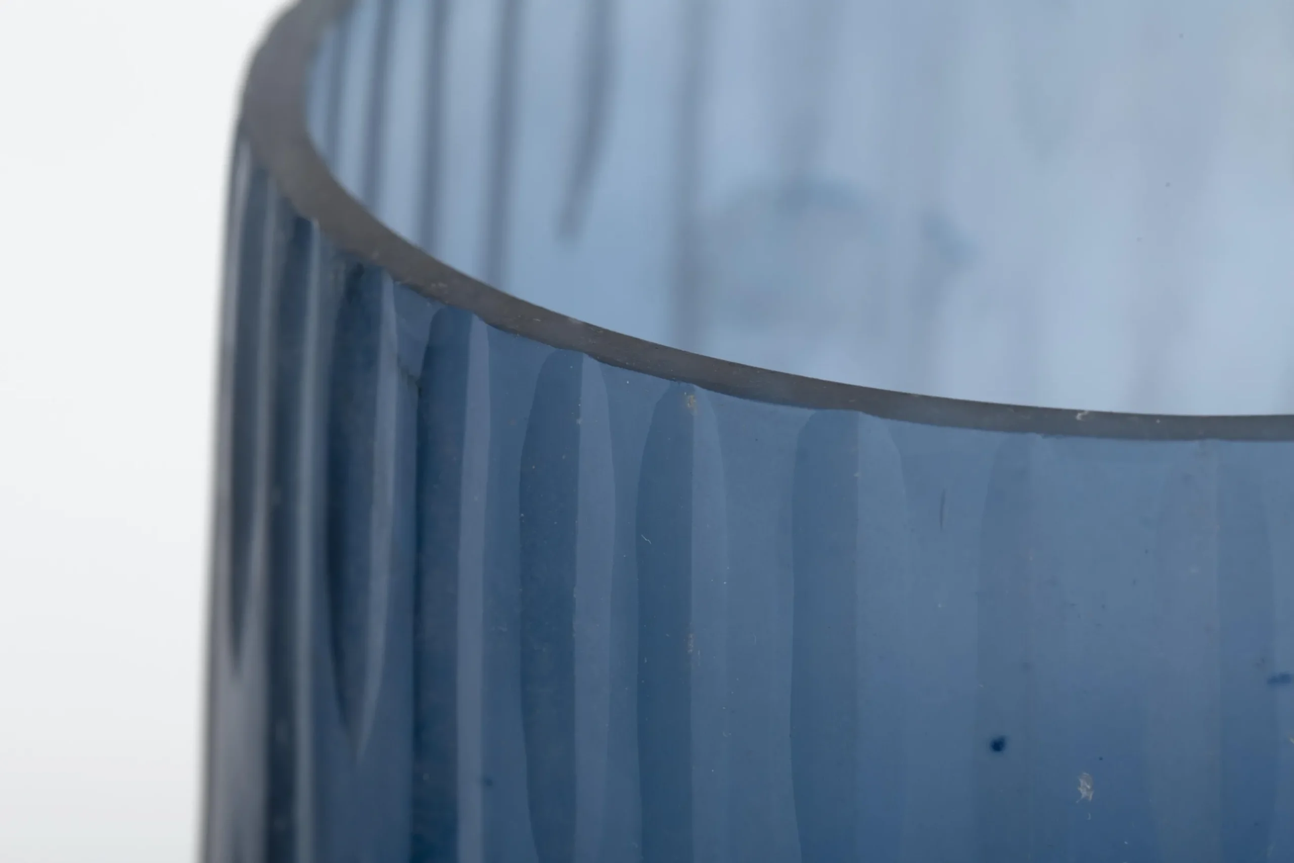 Arez, Vase, Glass, Blue, L