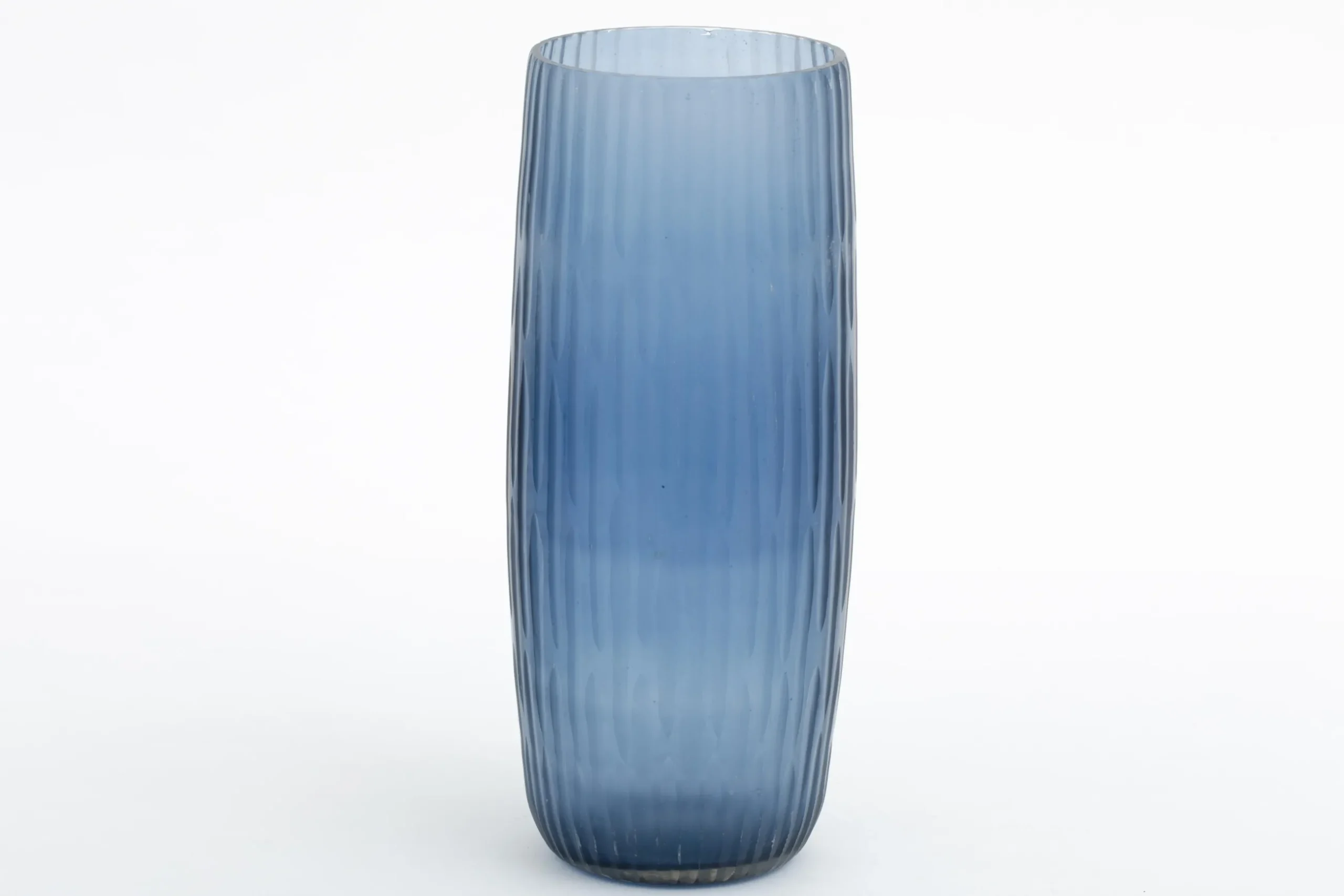Arez, Vase, Glass, Blue, M