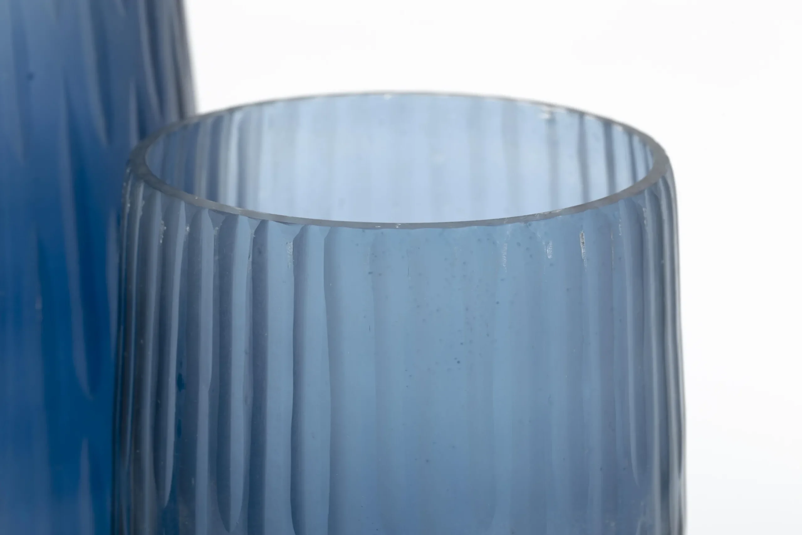 Arez, Vase, Glass, Blue, M