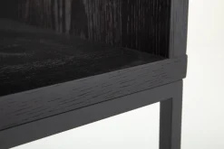 Armand, Desk, Black Oak And Metal