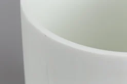 Ayla, Vase, Glass, White, O17,5X21,5H