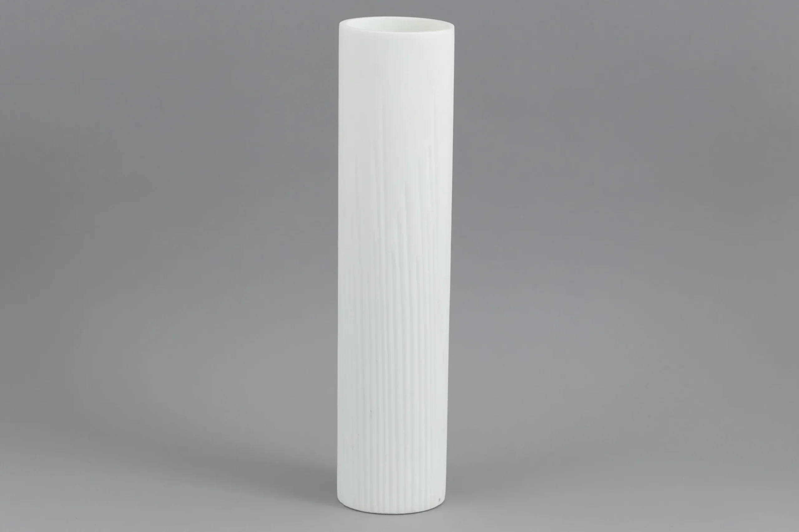 Ayla, Vase, Glass, White, O10,5X44H