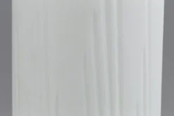 Ayla, Vase, Glass, White, O10,5X44H