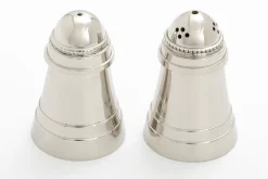 Babimo, Pepper And Salt Set, Nickel, Set Of 2