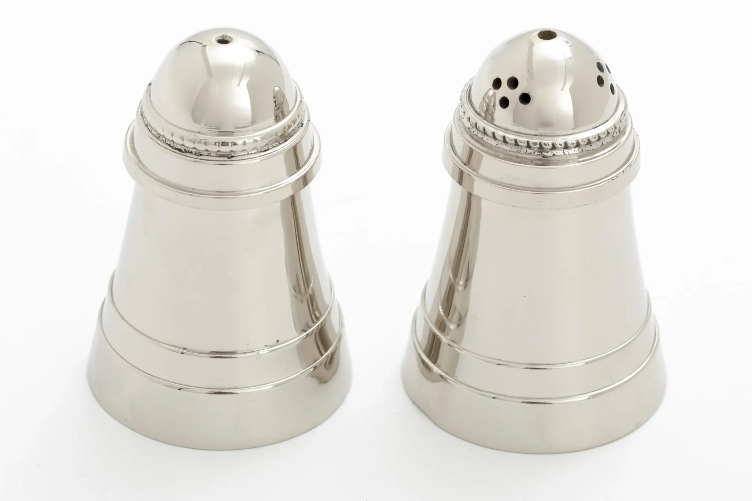 Babimo, Pepper And Salt Set, Nickel, Set Of 2