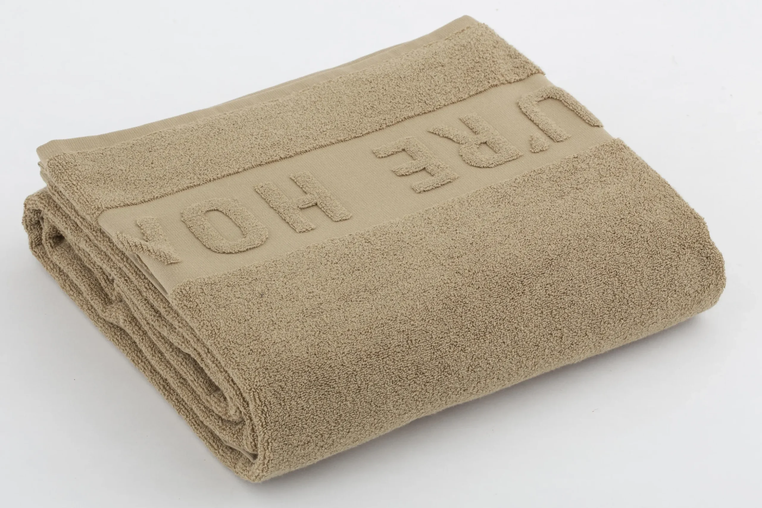 Baobao, Bath Towel, Flax, 100X180 Cm