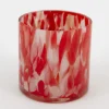 Bardi, Tea Light Holder, Glass, Red