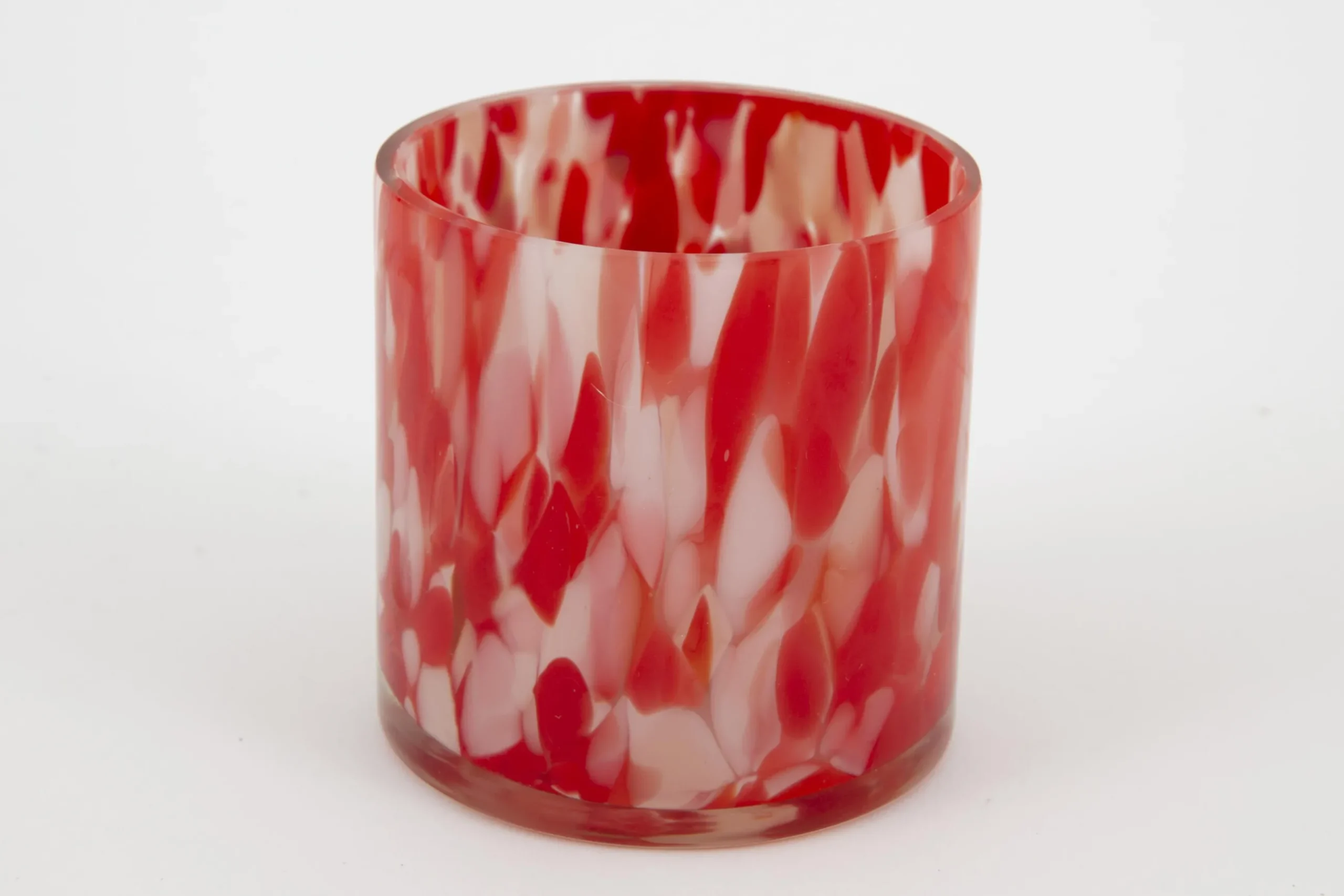 Bardi, Tea Light Holder, Glass, Red