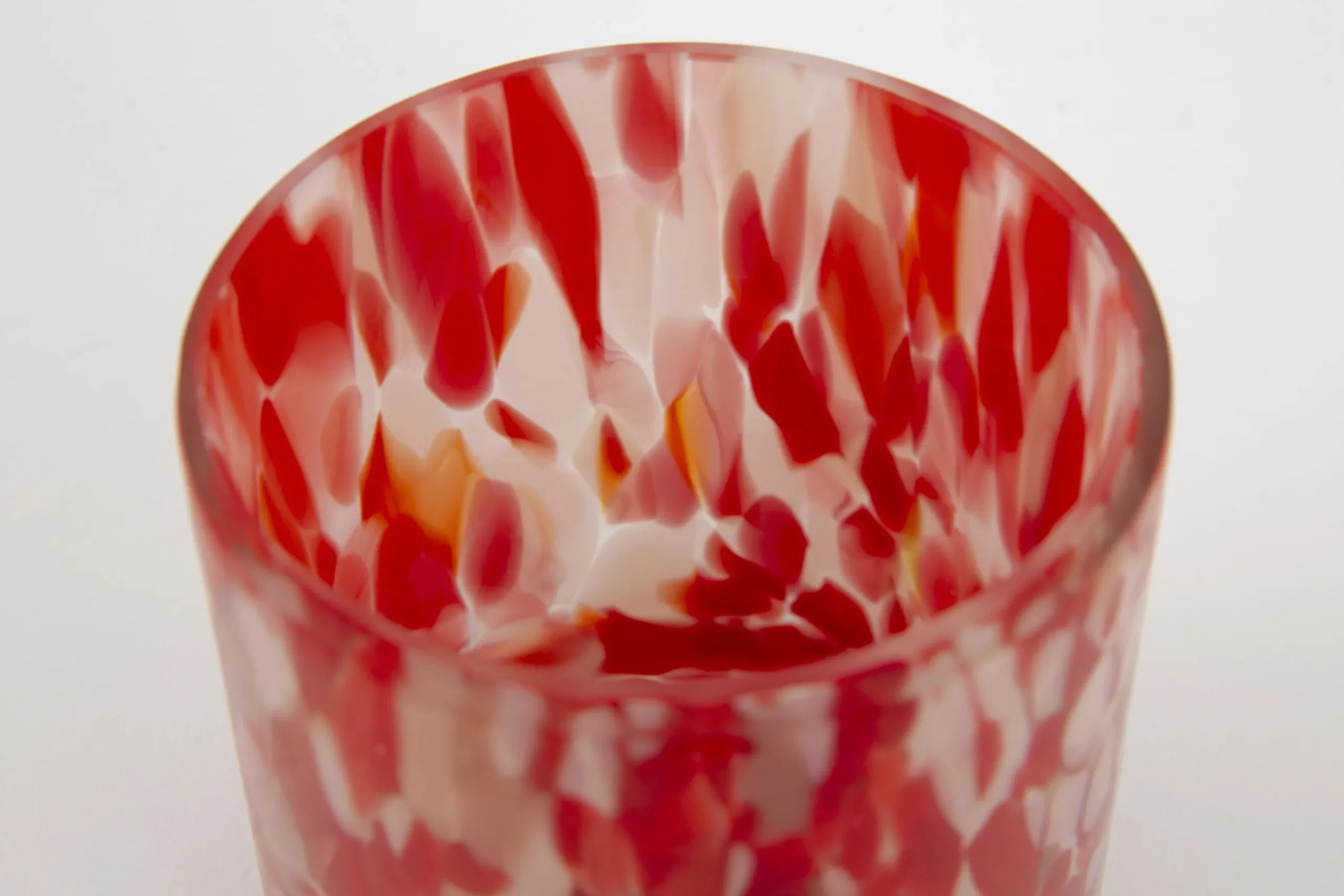 Bardi, Tea Light Holder, Glass, Red