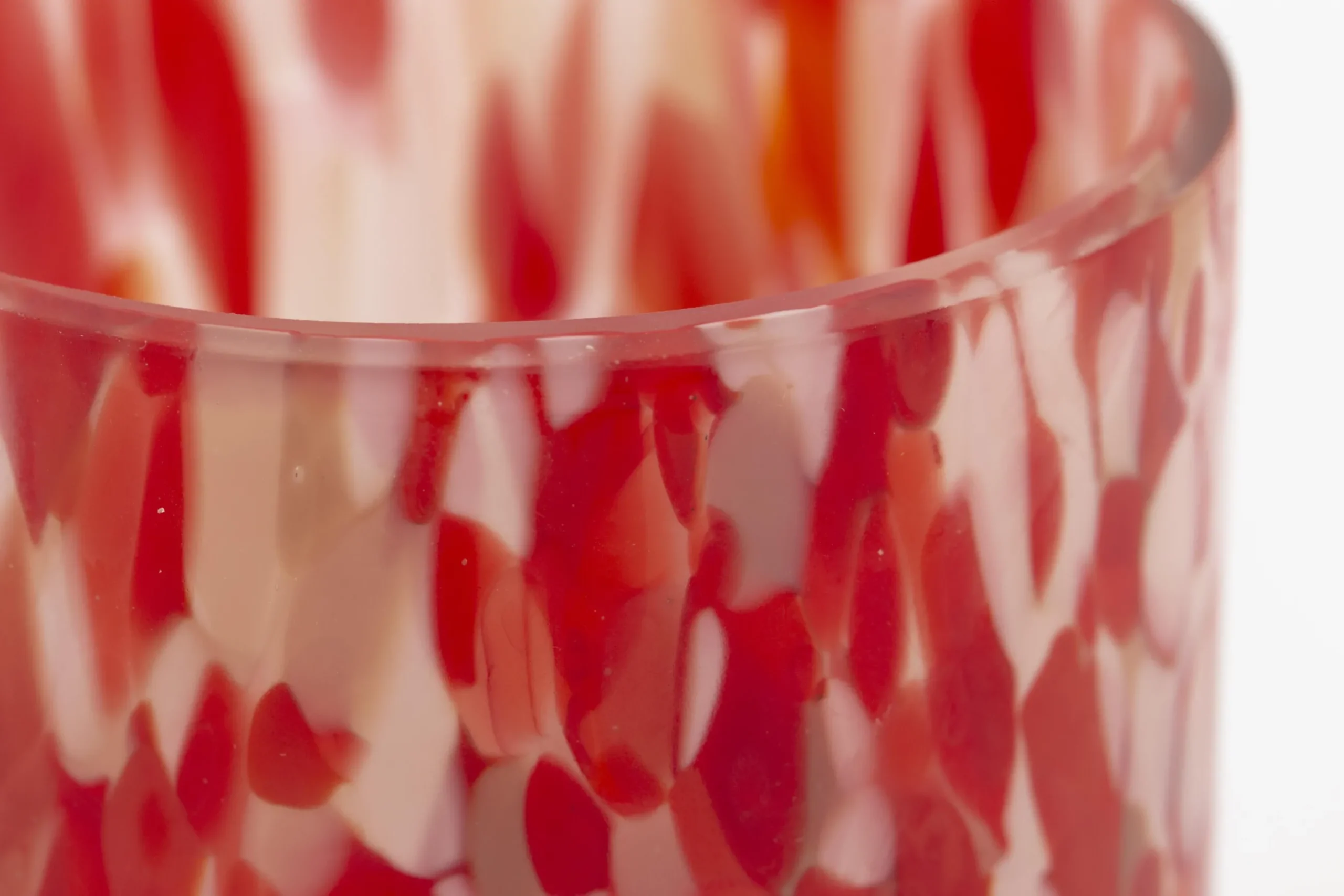 Bardi, Tea Light Holder, Glass, Red