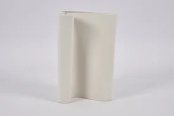 Barrie, Vase, Ceramic, Latte, L