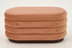 Beatrice, Pouf, Oval, Pink