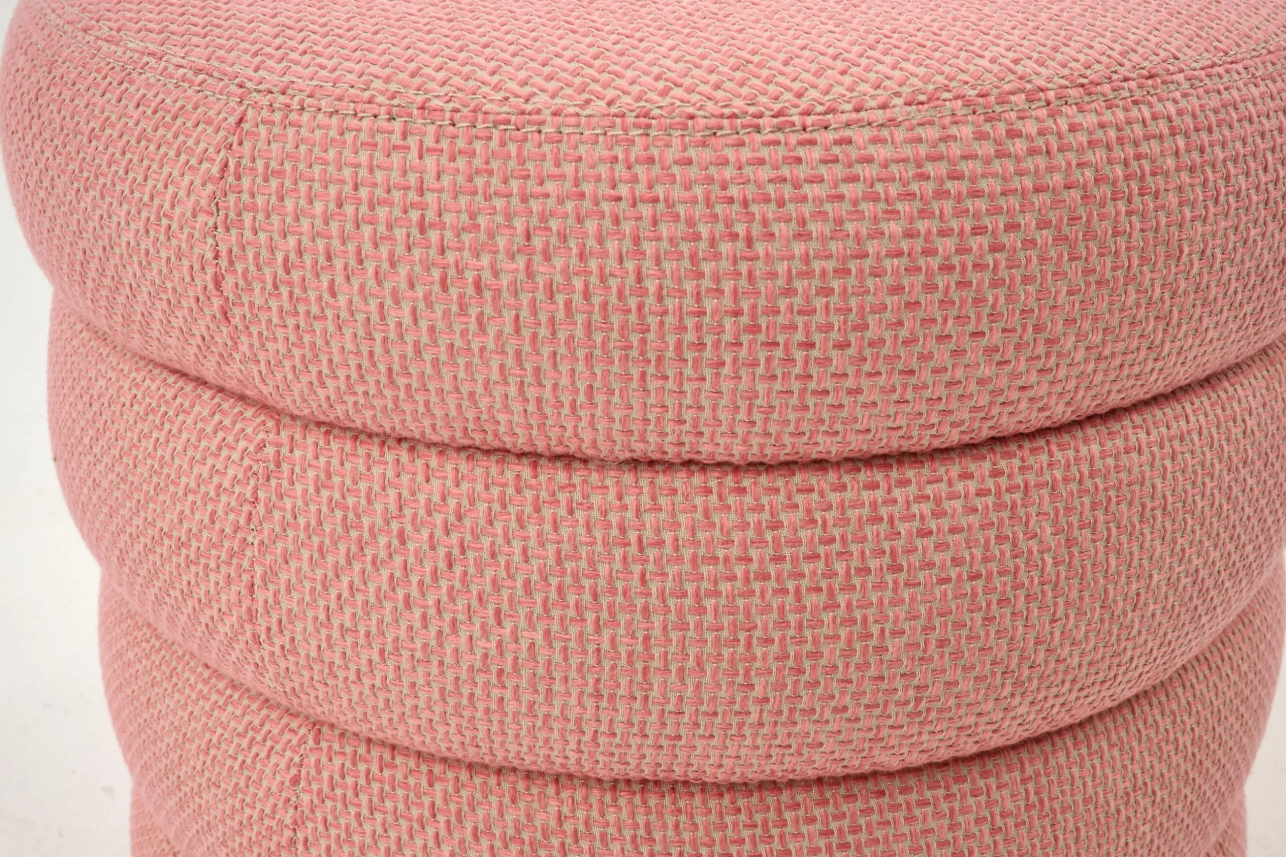 Beatrice, Pouf, Round, Pink