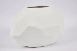 Belinda, Vase, Ceramic, White, Model 1
