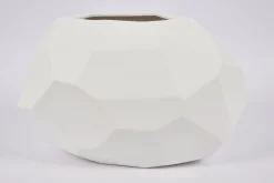 Belinda, Vase, Ceramic, White, Model 1