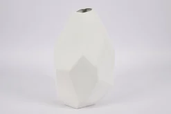 Belinda, Vase, Ceramic, White, Model 2
