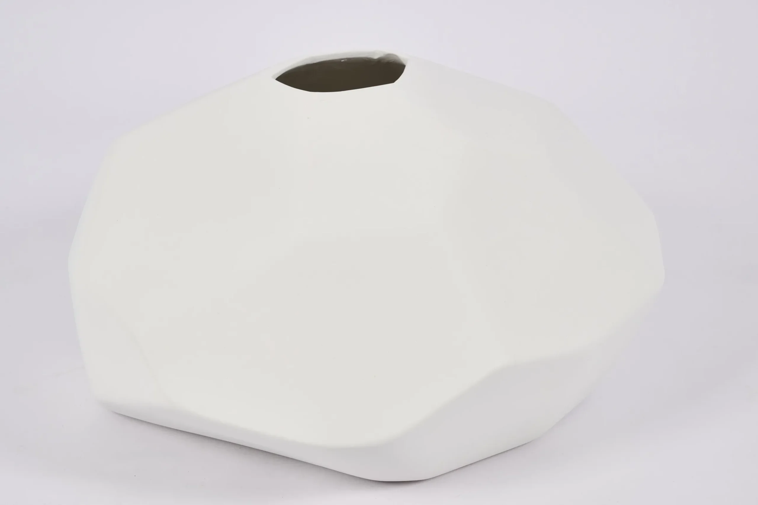 Belinda, Vase, Ceramic, White, Model 3