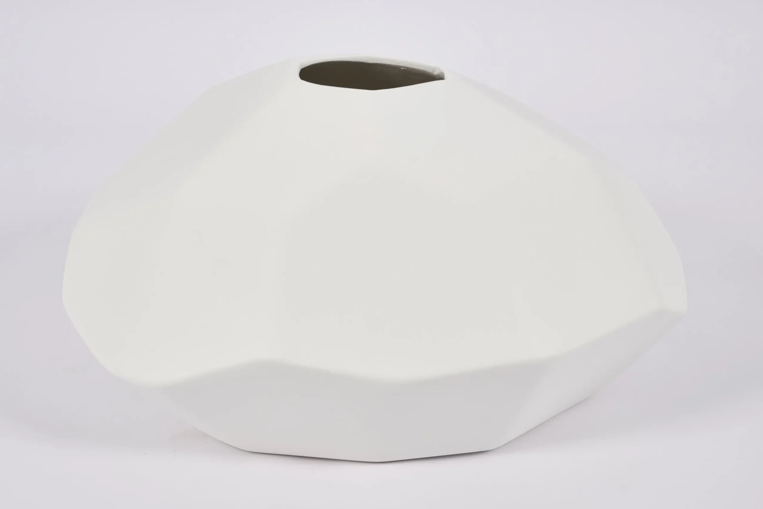 Belinda, Vase, Ceramic, White, Model 3
