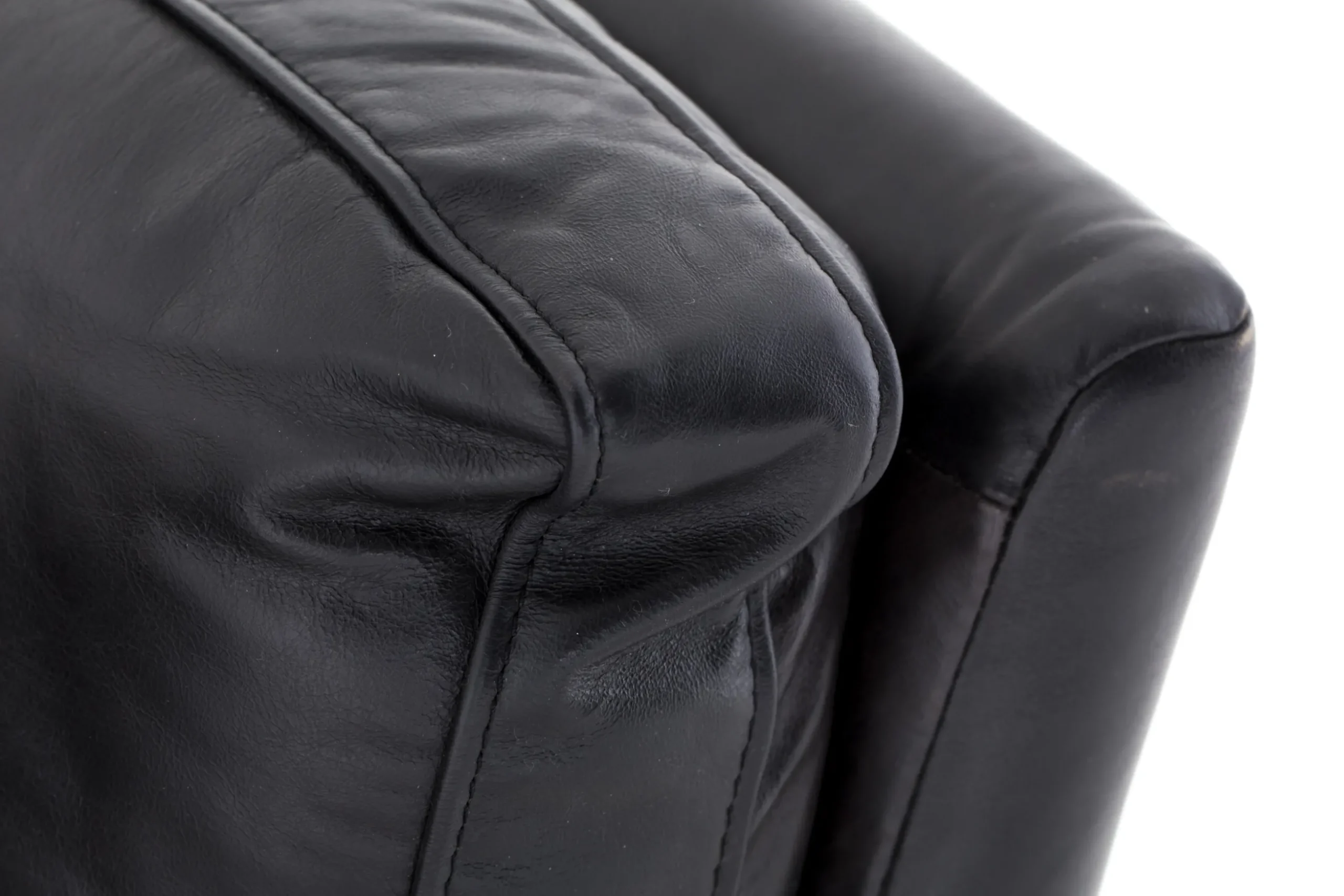 Bellamy, Sofa, Black, Leather, 2,5 Seater