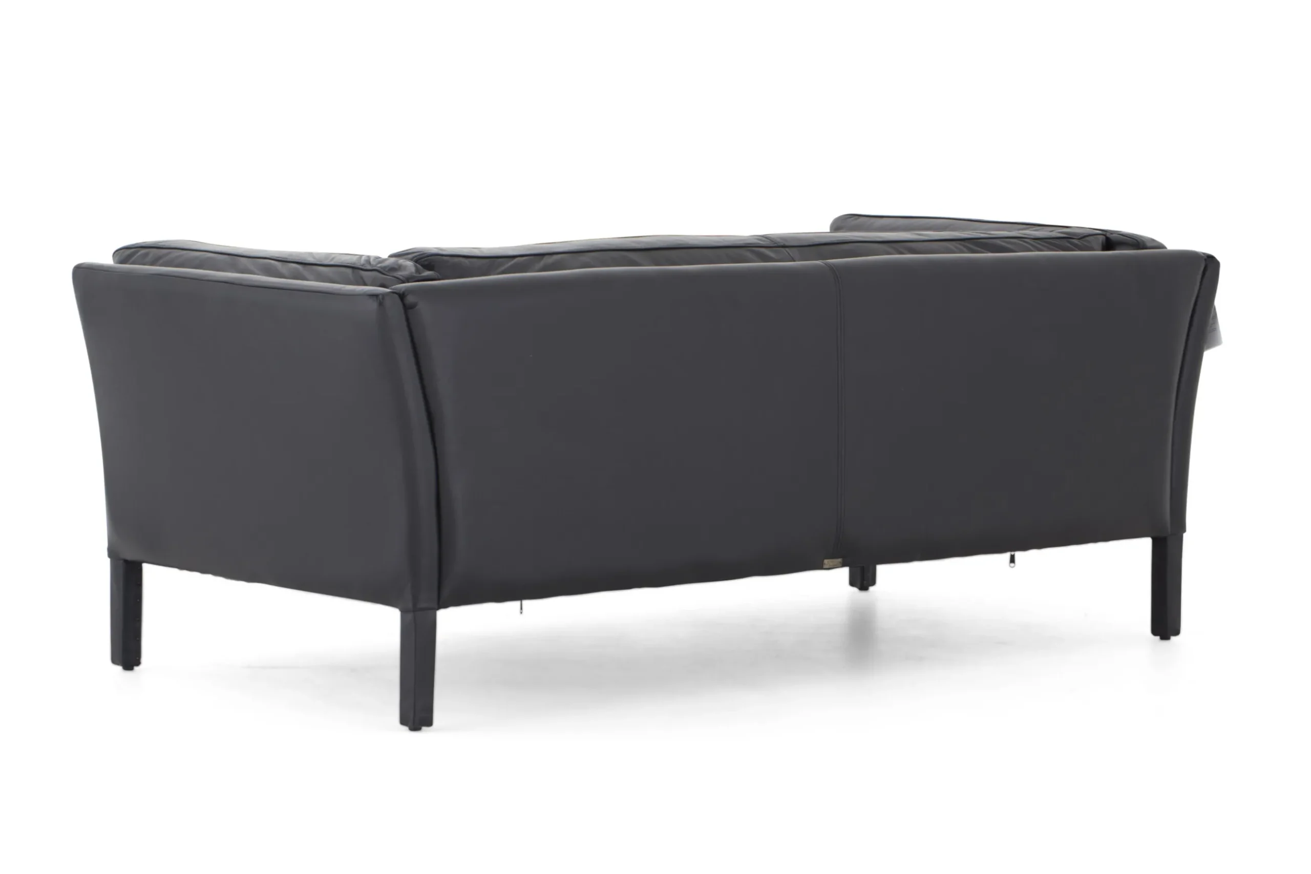 Bellamy, Sofa, Black, Leather, 2,5 Seater
