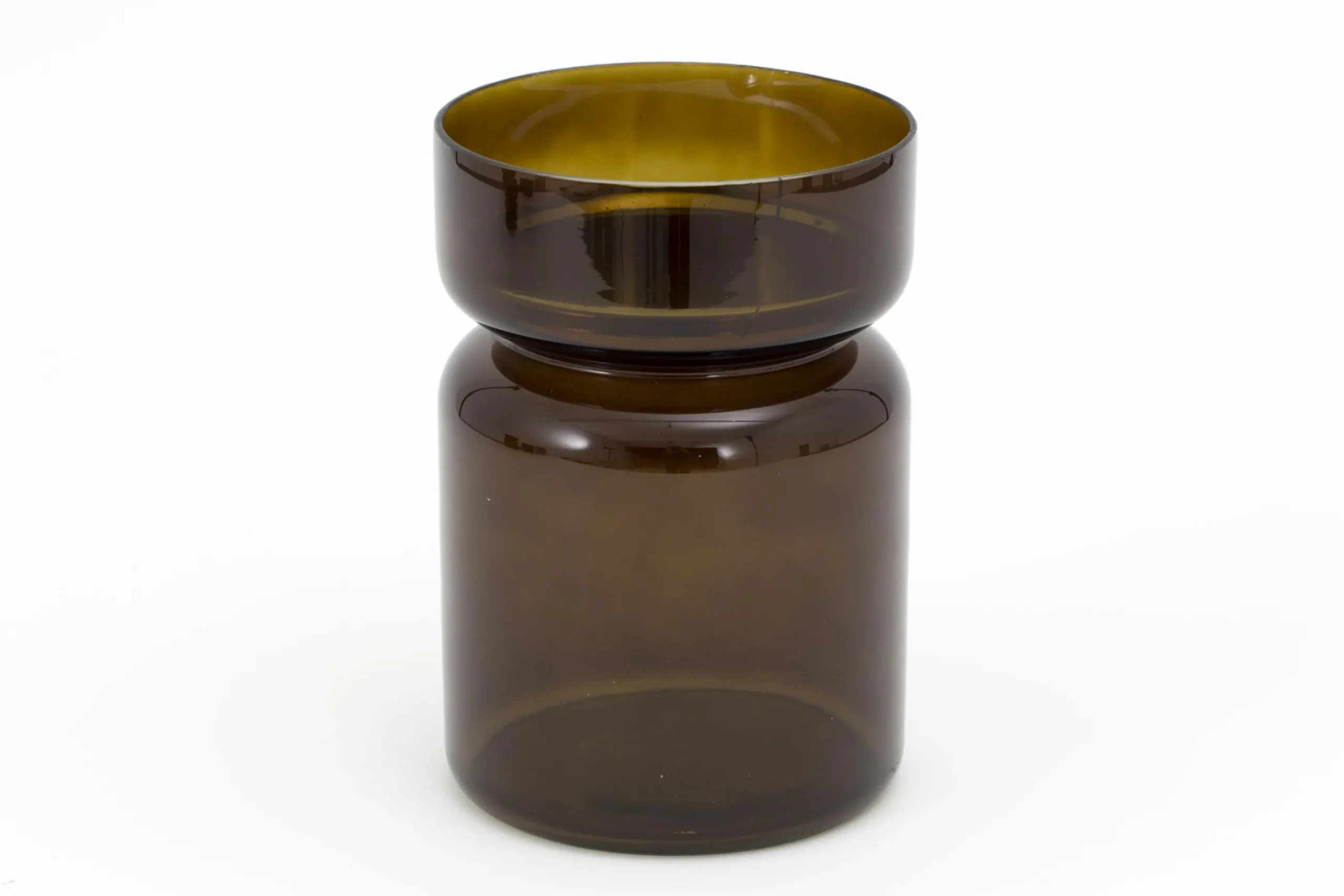Berami, Candlestick, Glass, Brown, L