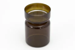 Berami, Candlestick, Glass, Brown, L
