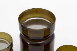 Berami, Candlestick, Glass, Brown, L