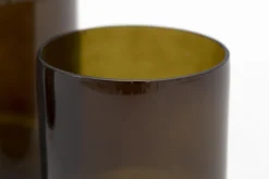 Berami, Tea Light Holder, Glass, Brown