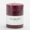 Beth, Candle, Colour Balmoral Red, 9X11,5Cm